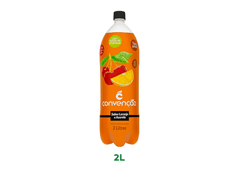 Refresco Laranja e acerola 2L