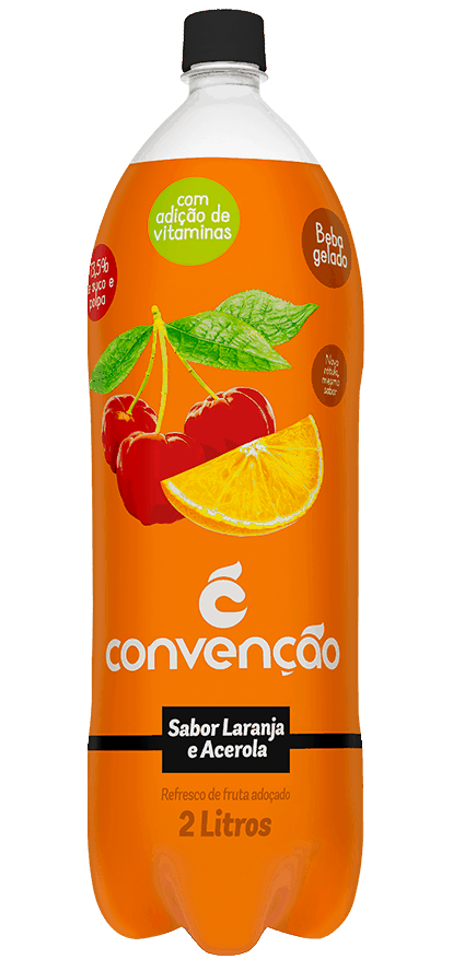 Refresco Laranja e acerola 2L